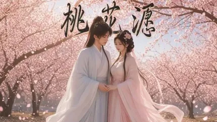 桃花願 AI成人短劇 第1集 櫻花飄落的美好季節野戰性愛 巨乳美女後入女上位騎乘狂扭榨精
