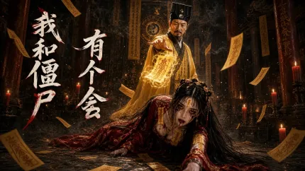 和僵屍有個約會 AI成人短劇 第1集 男道士用胯下的桃花棒狠狠抽插制伏巨乳女僵屍