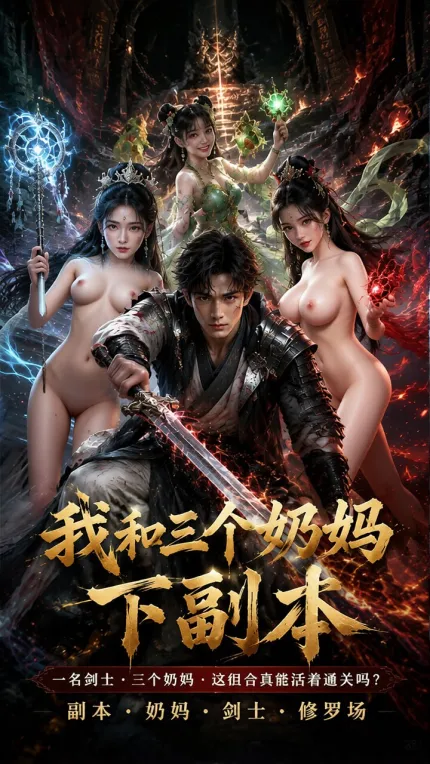 我和三個奶媽下副本 AI成人短劇 完整版 第1-6集