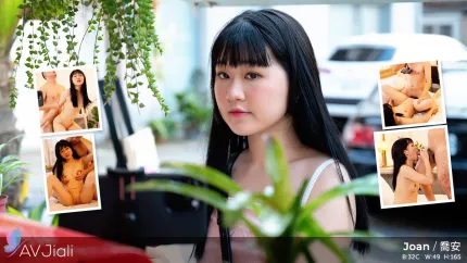 放蕩的串流女主播喬安在鏡頭前和粉絲淫亂