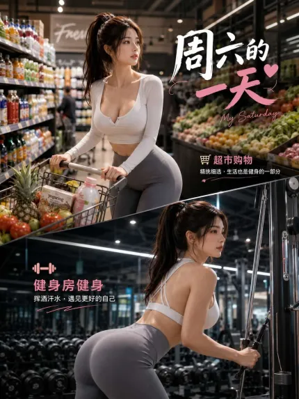 AI成人短劇 周六的一天