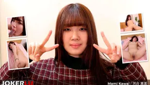 留著劉海的豐滿年輕辣妹的首次內射拍攝