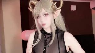 Cos2.5次元的誘惑掐脖窒息強制射精