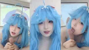 高顏值cos朵莉亞金主口交足交女上 櫻桃炸彈