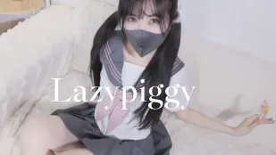 雙洞齊插雙倍快樂 懶懶豬