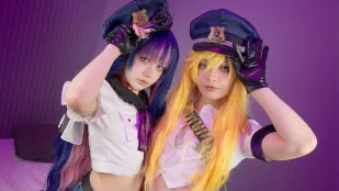 吊帶襪天使今天和Aroma一起Cosplay喔