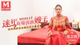 MD-0117 迷X新婚夜的嫂子 新郎喝醉弟弟強行開幹准大嫂 張芸熙